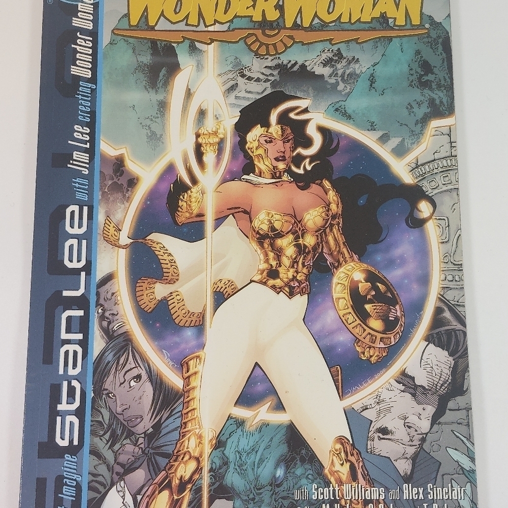 Just Imagine Stan Lee with Jim Lee Creating Wonder Woman 2001 1st Print